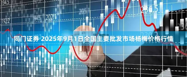 同门证券 2025年9月1日全国主要批发市场杨梅价格行情